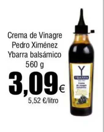 FROIZ Crema de Vinagre Pedro Ximénez Ybarra balsámico 560 g oferta
