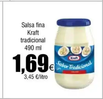 FROIZ Salsa fina Kraft tradicional 490 ml oferta