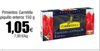 Froiz Pimientos Carretilla piquillo enteros 150 g oferta