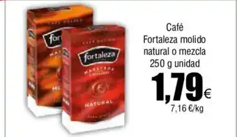 FROIZ Café Fortaleza molido natural o mezcla oferta