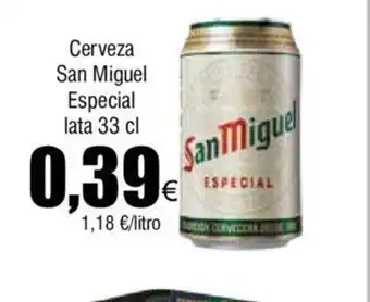 FROIZ Cerveza San Miguel Especial oferta