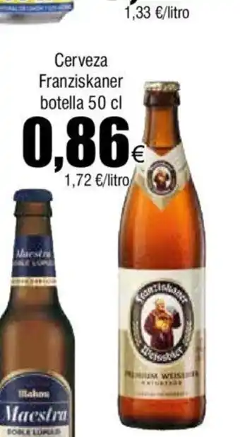 FROIZ Cerveza Franziskaner botella 50 cl oferta