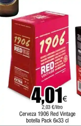 FROIZ Cerveza 1906 Red Vintage botella Pack 6x33 cl oferta