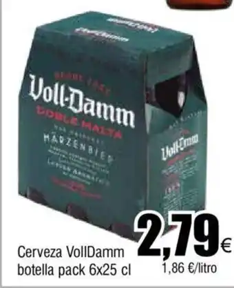 FROIZ Cerveza VollDamm botella pack 6x25 cl oferta