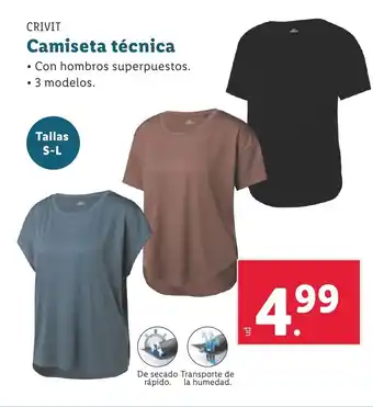 Lidl Camiseta técnica oferta