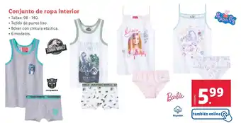 Lidl Conjunto de ropa interior oferta