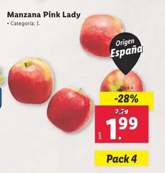 Lidl Manzana Pink Lady oferta