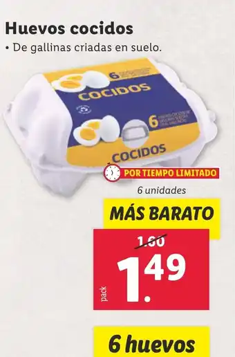 Lidl Huevos cocidos oferta