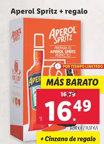 Lidl Aperol Spritz + regalo oferta