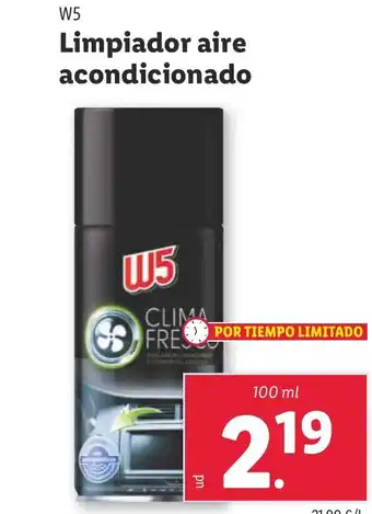 Limpiador aire acondicionado