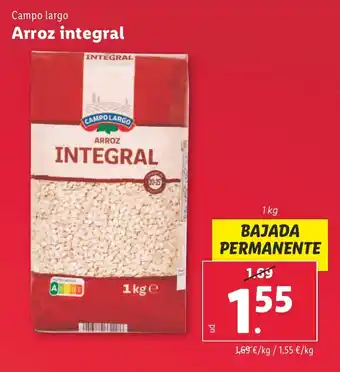 Lidl Arroz integral oferta