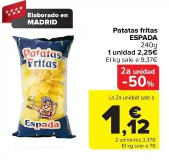 Carrefour Patatas fritas ESPADA 240g oferta