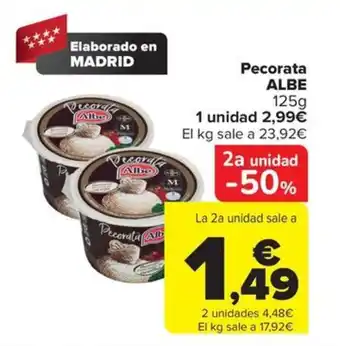 Carrefour Pecorata ALBE 125g oferta