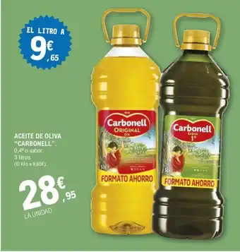 E.Leclerc ACEITE DE OLIVA "CARBONELL". oferta