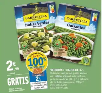 E.Leclerc VERDURAS "CARRETILLA". oferta