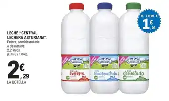 E.Leclerc LECHE "CENTRAL LECHERA ASTURIANA". oferta