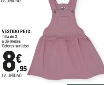 E.Leclerc VESTIDO PETO. oferta
