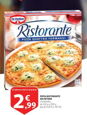 Alcampo Dr. Oetker Pizza Ristorante 322 g a 390g oferta