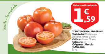 Alcampo Tomate De Ensalada Granel oferta