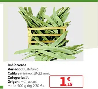 Alcampo Judias verde 500g oferta