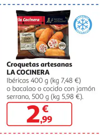 Alcampo La Cocinera Croquetas artesanas 400g oferta