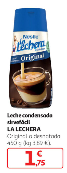 Alcampo La Lechera Leche condensada sirvefácil 450g oferta