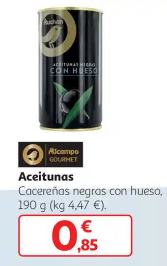 Alcampo Aceitunas 190g oferta
