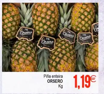 Plenus Supermercados Orsero Piña enteira oferta