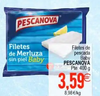 Plenus Supermercados Pescanova Filetes de pescada Baby Pte. 400g oferta
