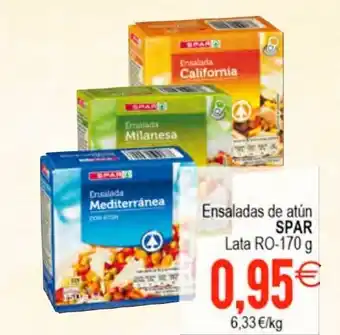 Plenus Supermercados Spar Ensaladas de atún Lata RO-170 g oferta