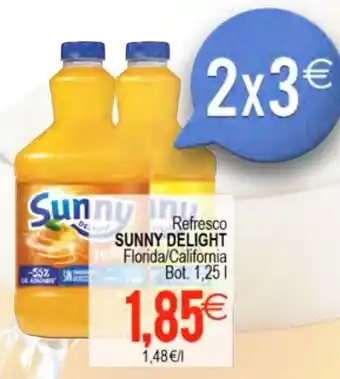 Plenus Supermercados Sunny Delight Refresco Florida/California Bot. 1, 25 L oferta