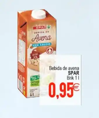 Plenus Supermercados Spar Bebida de avena Brik 1l oferta