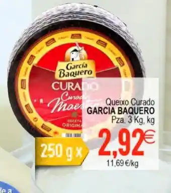 Plenus Supermercados Garcia Baquero Queixo Curado 3kg oferta