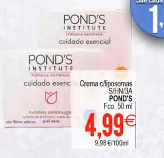 Plenus Supermercados Pond's Crema c/liposomas 50ml oferta