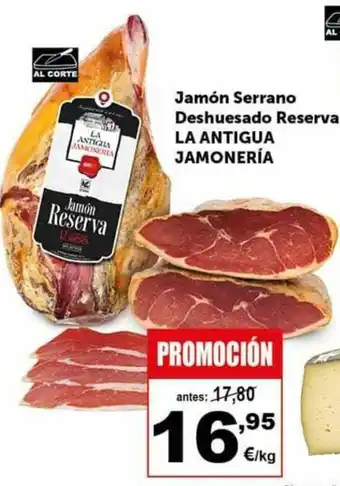 Masymas La Antigua Jamonería Jamón Serrano Deshuesado Reserva oferta