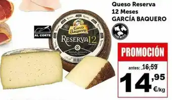 Masymas García Baquero Queso Reserva 12 Meses oferta