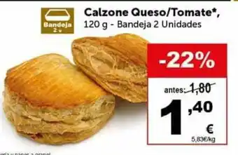 Masymas Calzone Queso/Tomate 120g oferta
