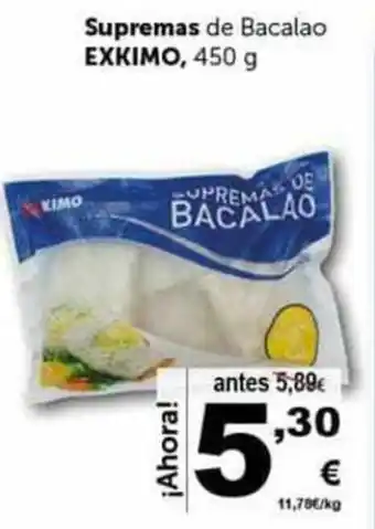 Masymas Supremas de Bacalao Exkimo 450g oferta