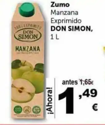 Masymas Zumo Manzana Exprimido Don Simon 1l oferta