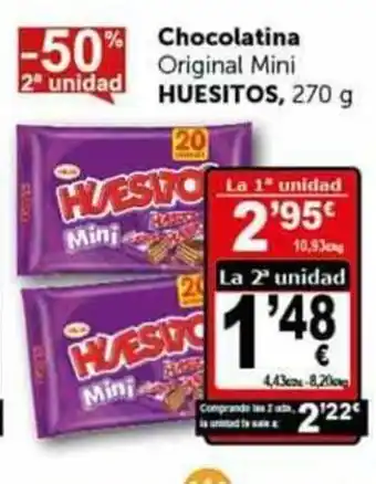 Masymas Chocolatina Original Mini Huesitos 270g oferta