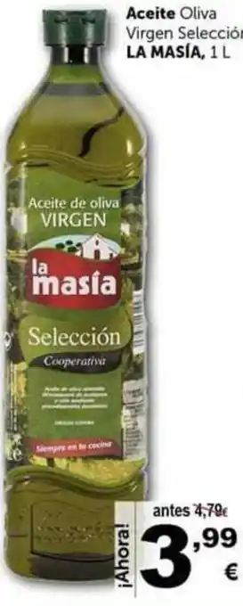 Masymas La Masía Aceite Oliva Virgen Selección 1 l oferta