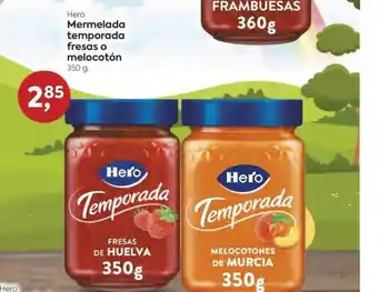 Suma Supermercados Mermelada temporada fresas o melocotón 350 g. oferta