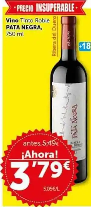 Masymas Vino Tinto Roble Pata Negra 750ml oferta