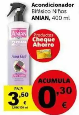 Masymas Acondicionador Bifásco Niños Anian 400ml oferta