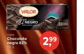 Suma Supermercados Chocolate negro 82% 170 g. oferta