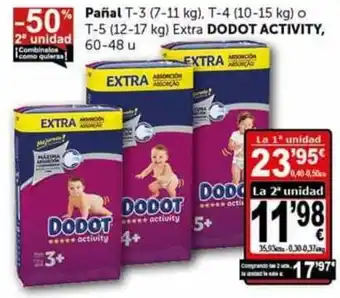 Masymas Pañal Dodot Activity oferta