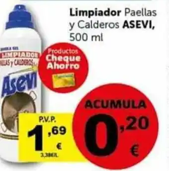 Masymas Limpiador Paellas y Calderos Asevi 500ml oferta