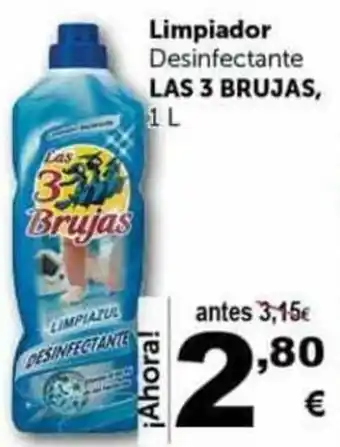 Masymas Limpiador Desinfectante Las 3 Brujas 1l oferta