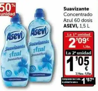 Masymas Suavizante Concentrado Azul 60 dosis 1,5l oferta