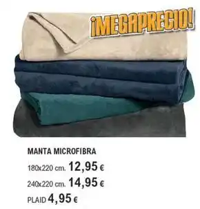 E.Leclerc Manta microfibra oferta